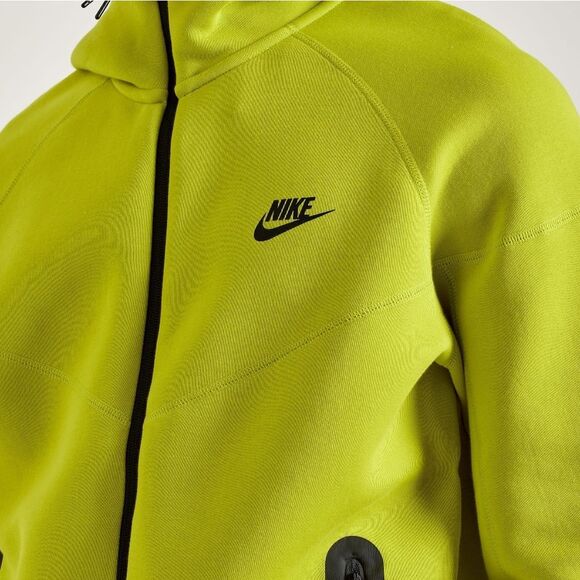 Nike Tech Fleece Windrunner Hoodie Obsidian Green Black Men's Large Tall New NSW - Picture 6 of 13